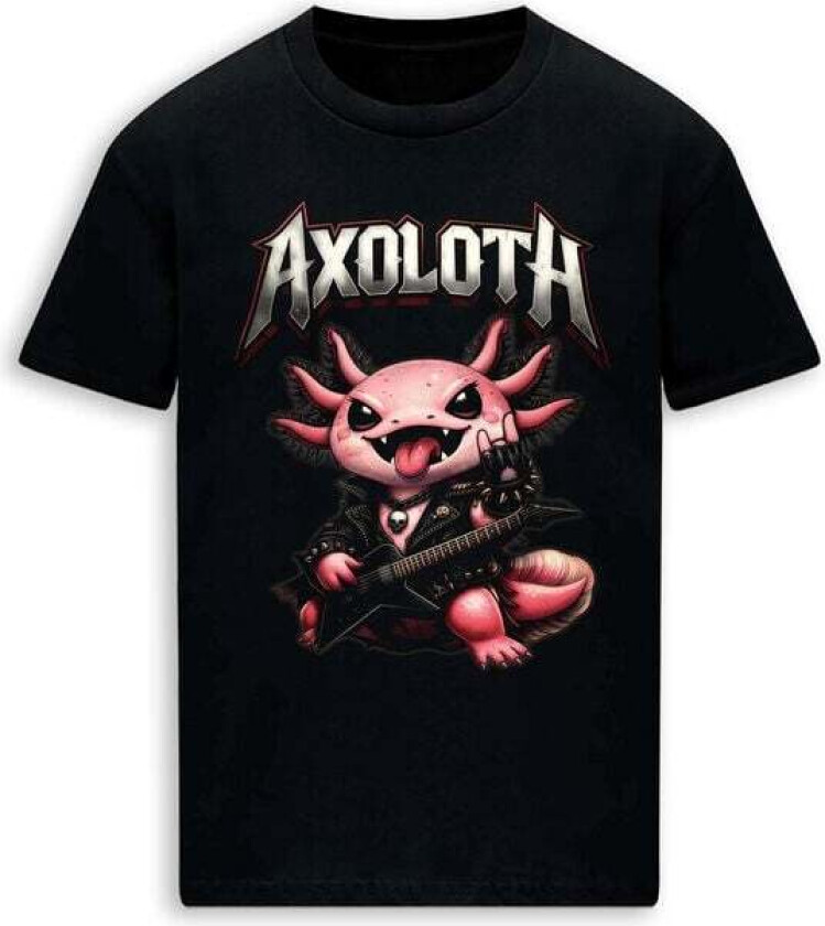 Fun T-skjorte - Axoloth - M til 3XL - Herrer - svart