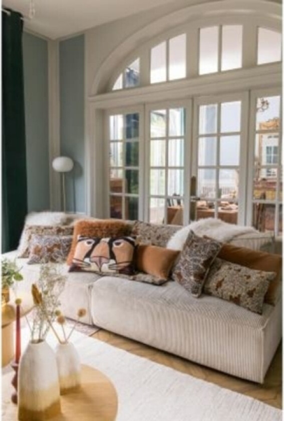 VIVARAISE ELISE CUSHION ROUILLE 40X65