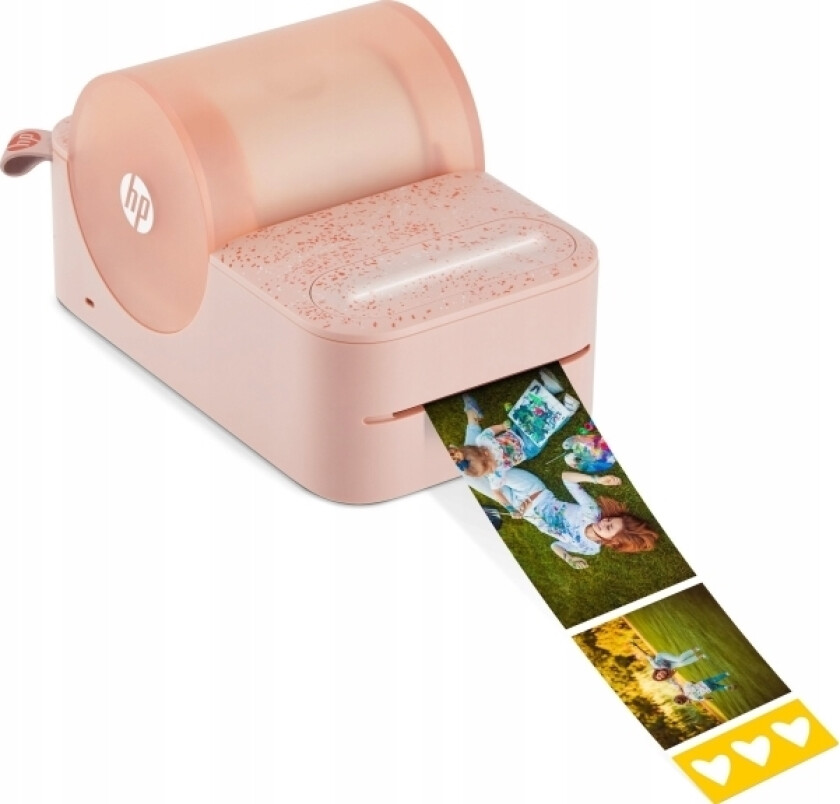 Bilde av Sprocket Panorama farge etikett-/foto-/klistremerkep skriver med Bluetooth - rosa