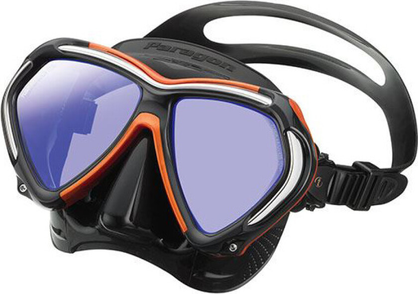 Tusa dykkermaske Paragon sort/orange