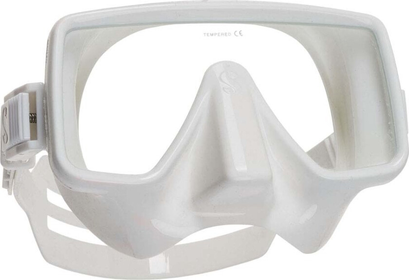 dykkermaske Frameless 2 hvid