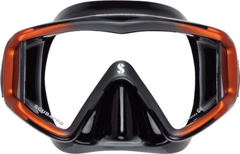dykkermaske Crystal VU orange