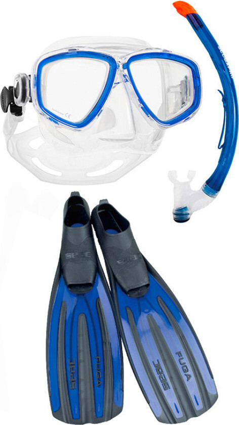 Scubapro snorkelsæt BRONZE med finner