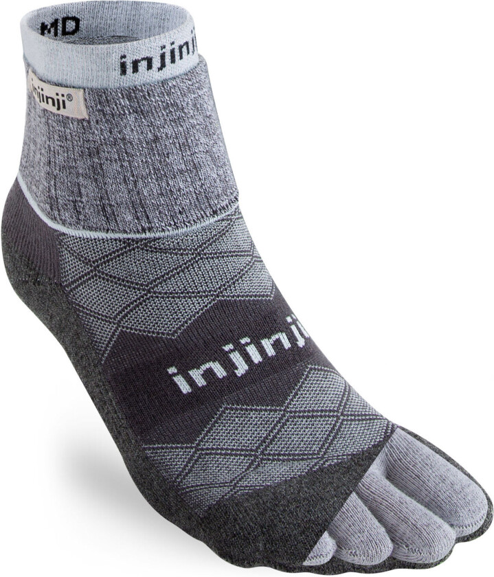 Women's Liner + Runner Mini-Crew Gray XS/S, Gray