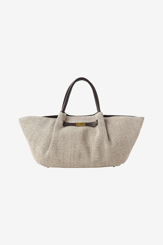 Totebag Structure Strap Tote Bag - Beige