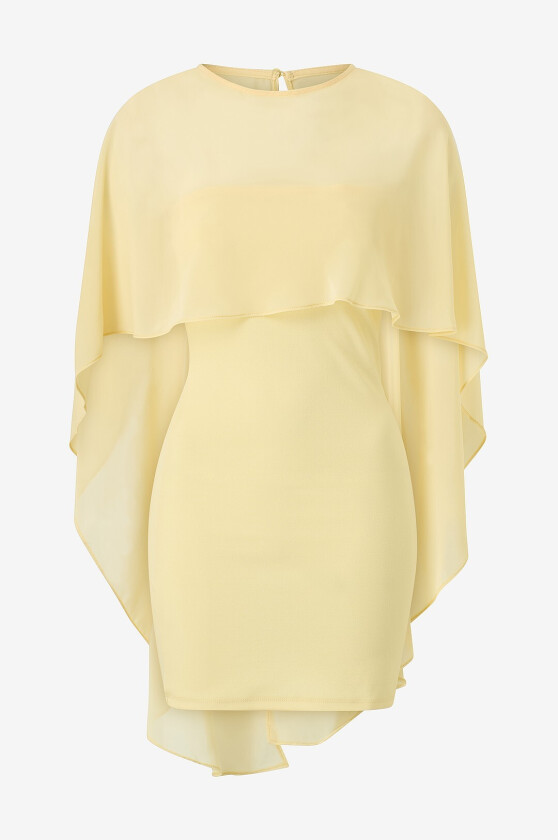 Kjole Cape Tube Dress - Gul