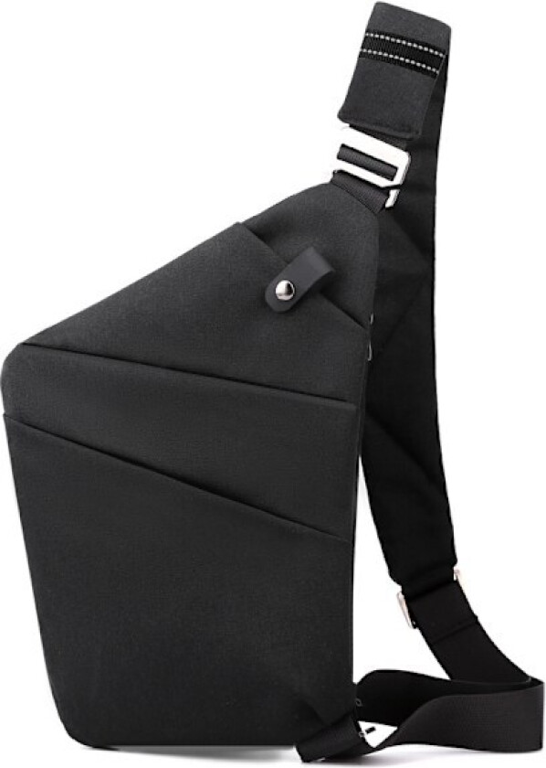 Brystveske Sling Ryggsekk Herre Skulderveske Cross Body Bag Anti-Tyveri Sikkerhets Brystlomme for Menn Kvinner