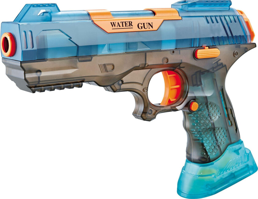 Splash & Fun Elektrisk Vannpistol - 23,5 cm, Rekkevidde opptil 6 m