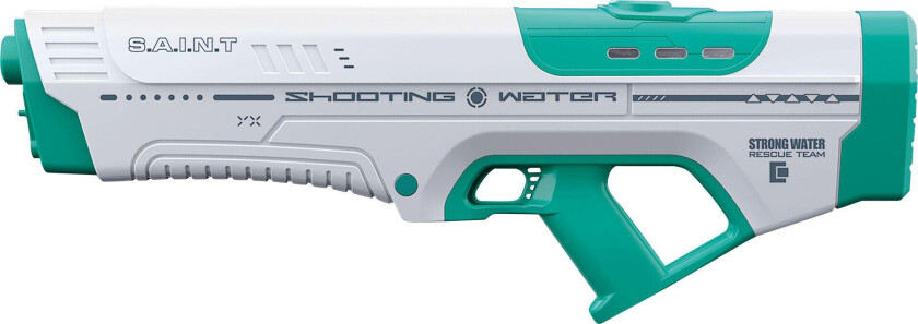 Splash & Fun Elektrisk Vannpistol - 57 cm, Automatisk, Rekkevidde opptil 10 m