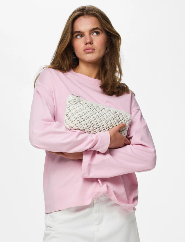 Pcganna Crochet Clutch - Cream - ONE SIZE