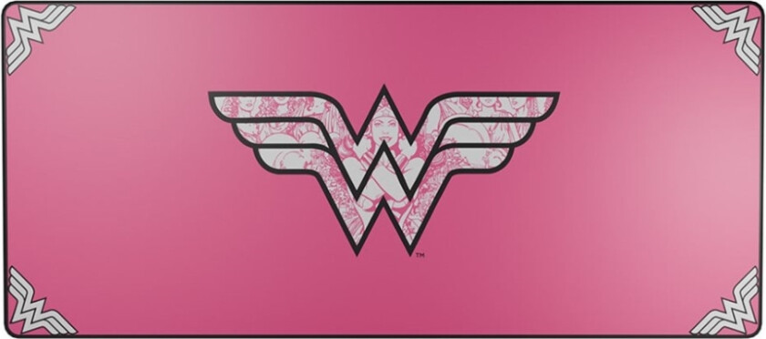 Lexip Warner Bros. - Musematte - flexible soft micro-textured surface - størrelse XXL - Wonder Woman - pink edition