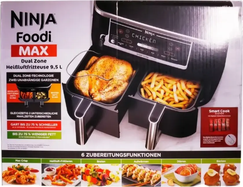 AF451EU Foodi MAX Dual Zone-airfryer med Smart Cook-system