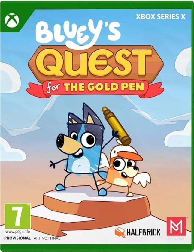 Bluey's Quest for the Gold Pen - Microsoft Xbox Series X - Eventyr