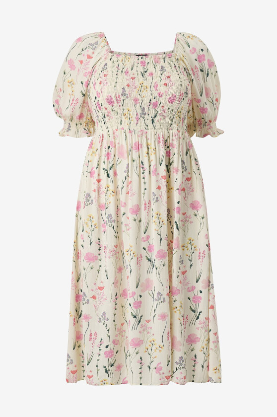 Kjole mRosan 1/2 Blk Dress - Hvit