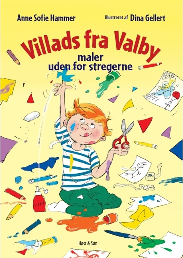 Villads fra Valby maler utenfor strekene | Anne Sofie Hammer | Språk: Dansk