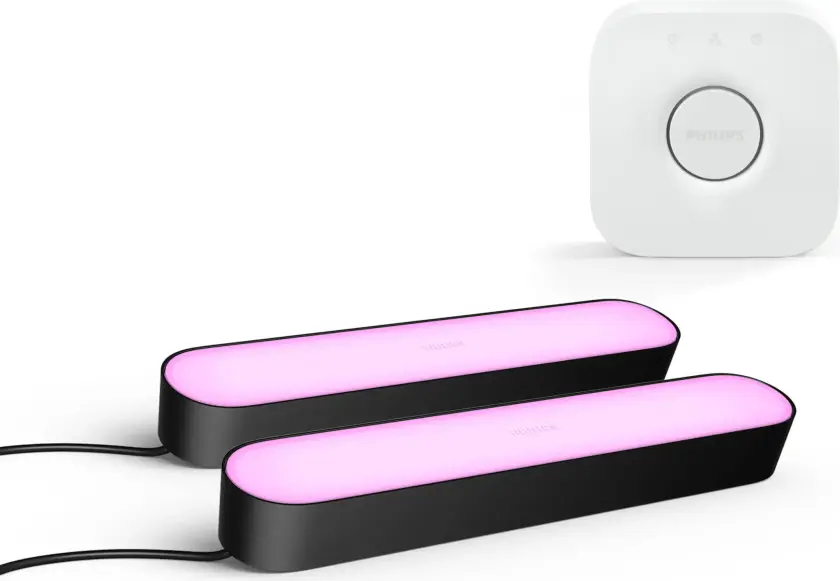 Philips Pakke: 2 Play-lyslinje + Hue Bridge
