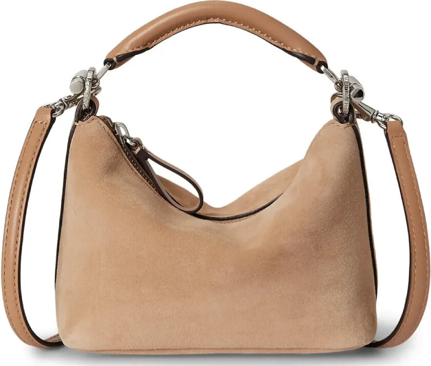 Suede Mini Blaike Shoulder Bag - Beige - ONE SIZE