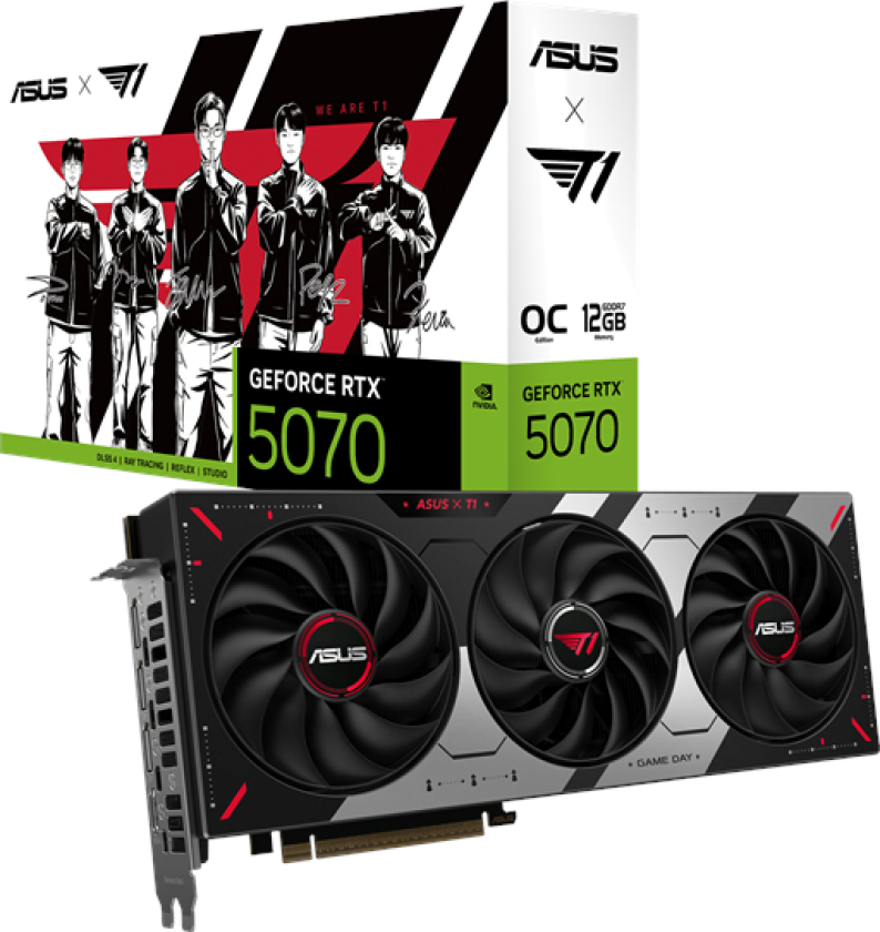 GeForce RTX 5070 T1 OC - 12GB GDDR7 RAM - Grafikkort