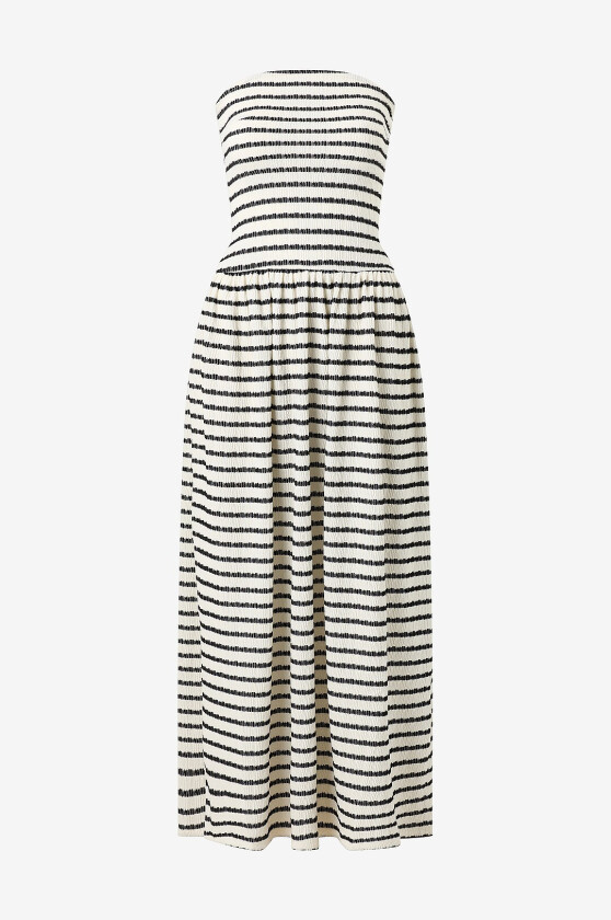 Kjole Dropped Waist Bandeau Dress - Flerfarget