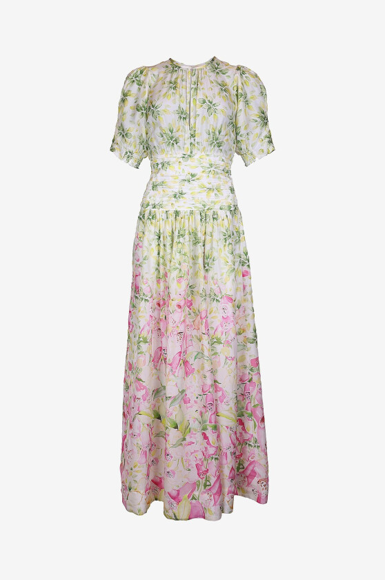 Maxikjole Organza Maxi Dress - Flerfarget