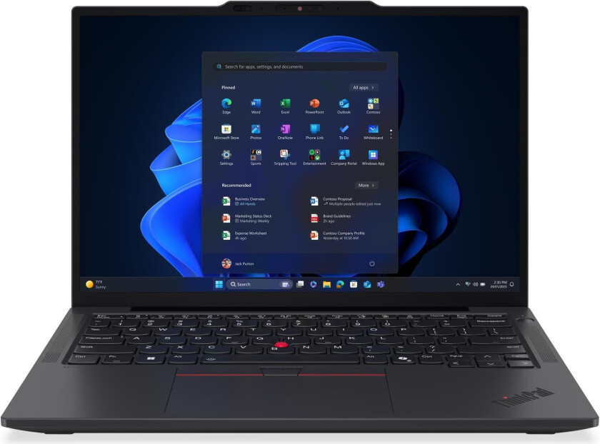 ThinkPad X13 Gen 7 Intel Core Ultra 7 355 Panther Lake 13.3inch WUXGA Touch 32GB 512GB LTE-UPG 54.7Wh W11P 3yRPS Co2