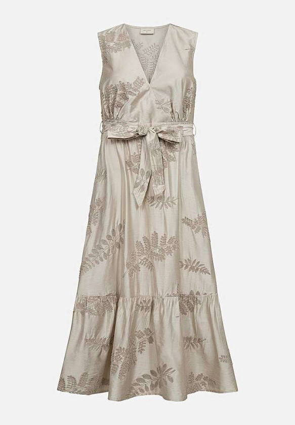 Kjole med broderi