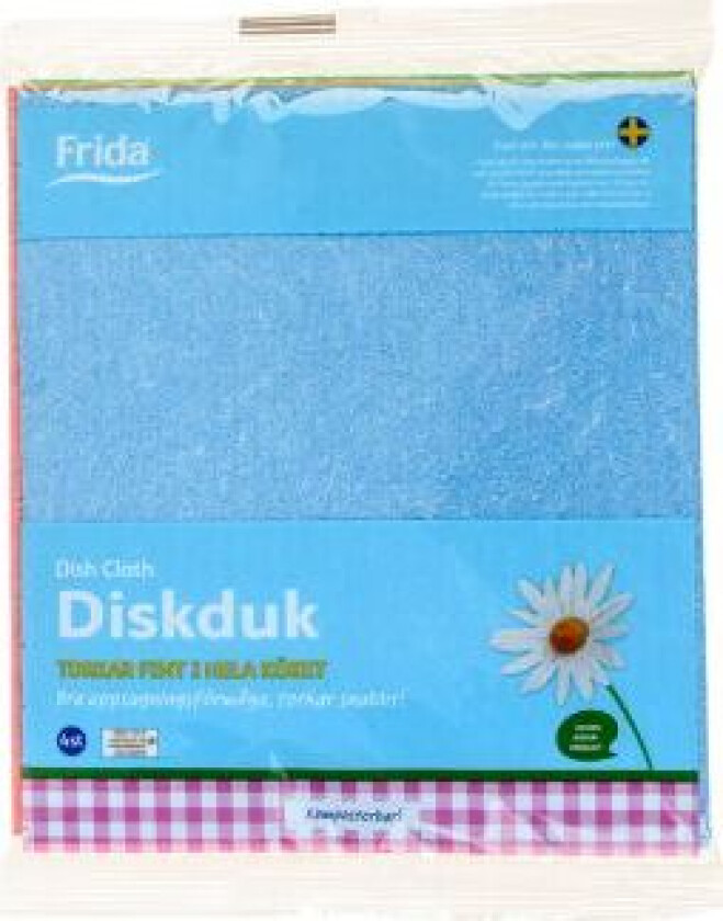OPPVASKKLUT FRIDA 4PK