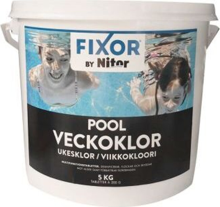 Bilde av UKESKLOR NITOR FOR BASSENG KLORPUCK 5KG