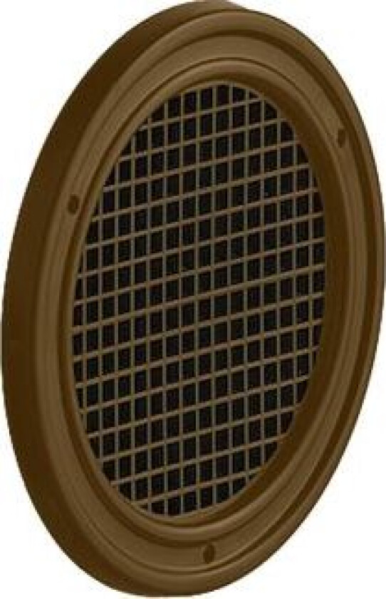 Bilde av VENTILASJONSRIST PLAST Ø50MM BRUN