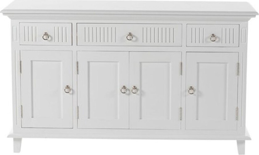 Skansen skjenk 4 dører, 2 liten 1 stor skuff hvit.