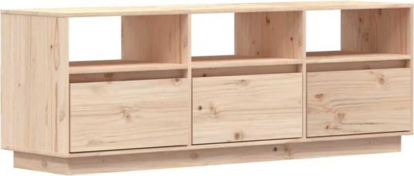 TV-benk 140x37x50 cm heltre furu