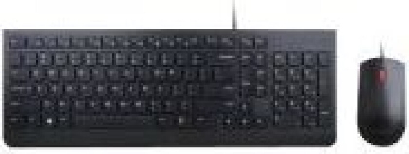 Essential Wired Combo - Tastatur og mus sett - USB - Dansk