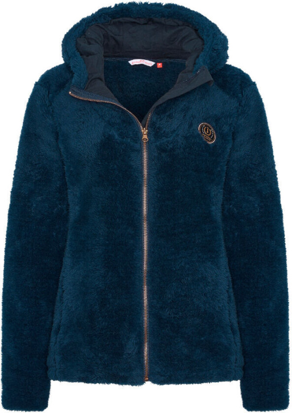 Fleecejakke barn IRHCosy Zip Navy (C152)