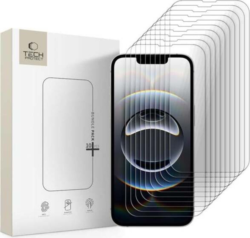 Glass Bundle 10-pack for iPhone 13 / 13 Pro / 14 / 16e / 17e