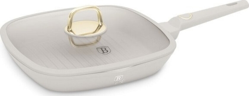 Berlinger Haus stekepanne TITANIUM GRILLPANNE MED LOKK 28cm BERLINGER HAUS BH-8067 SAHARA