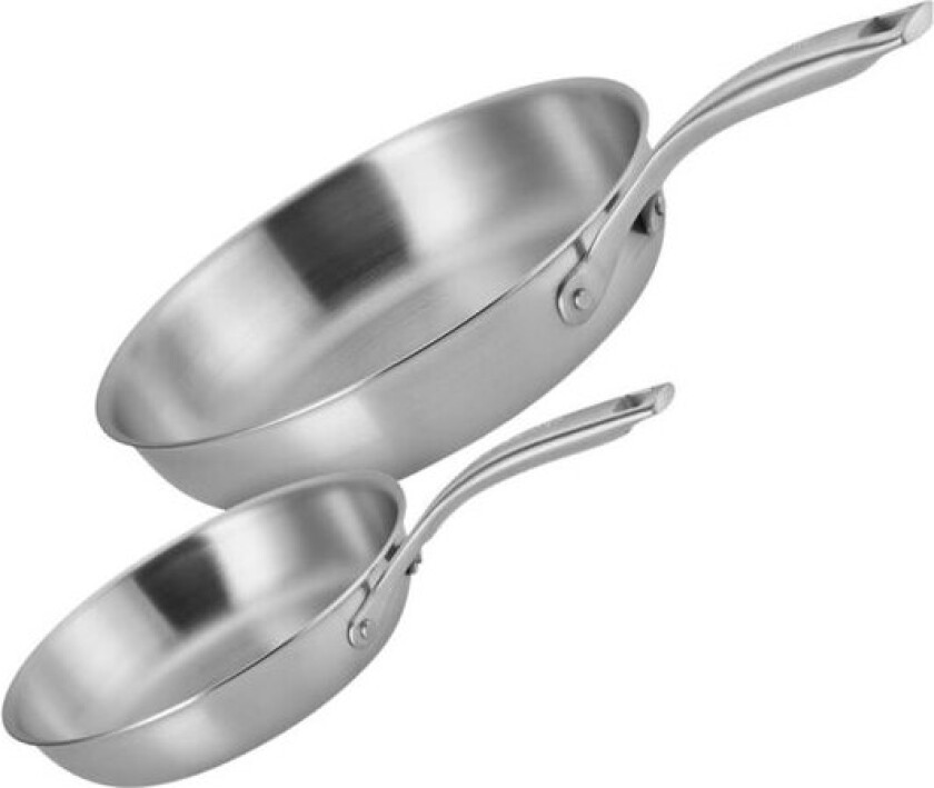 Essential 3-ply Stainless Steel stekepannesett 20/26 cm