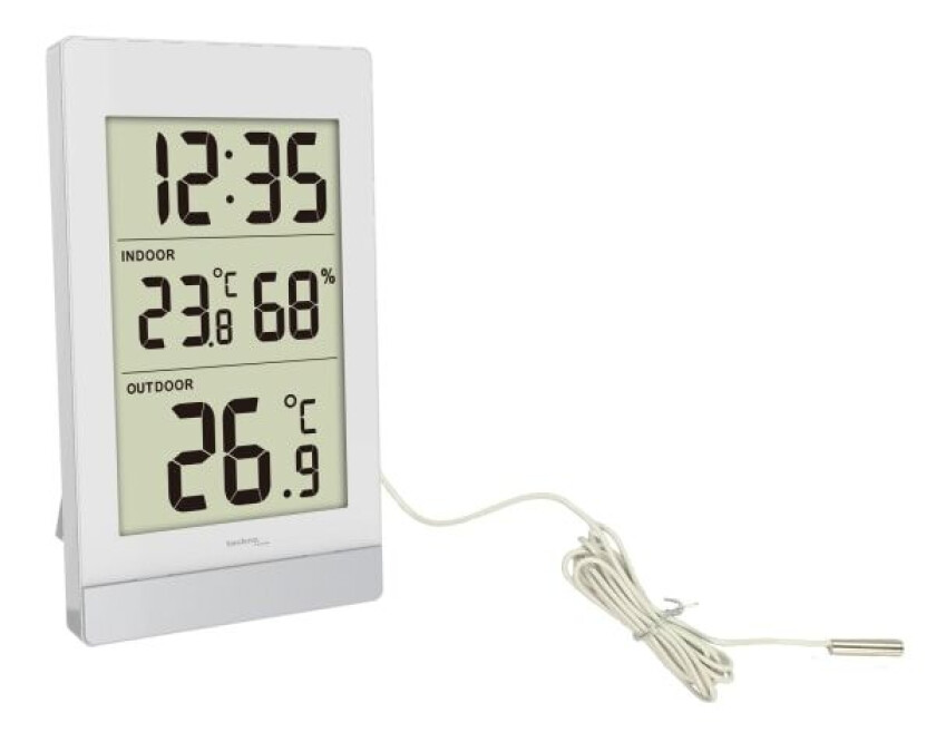 Technoline WS 7039, Sølv, Hvit, Inne hygrometer, Inne Termometer, Utendørs Barometer, Hygrometer, Termometer, Hygrometer, Termometer, 20 - 95%, 9,9 - 50 °C