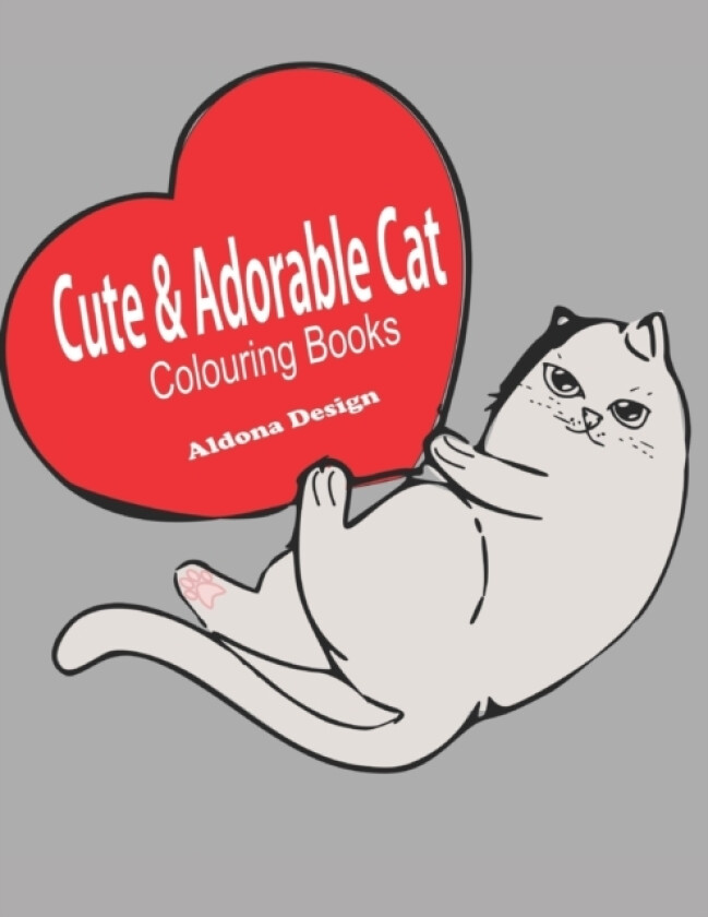 Cute & Adorable Cat Colouring Book av Aldona Design (Paperback)