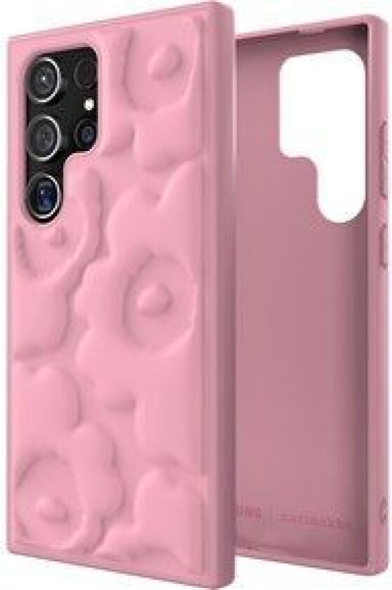 S24 Ultra Marimekko Embossed Case, Pink