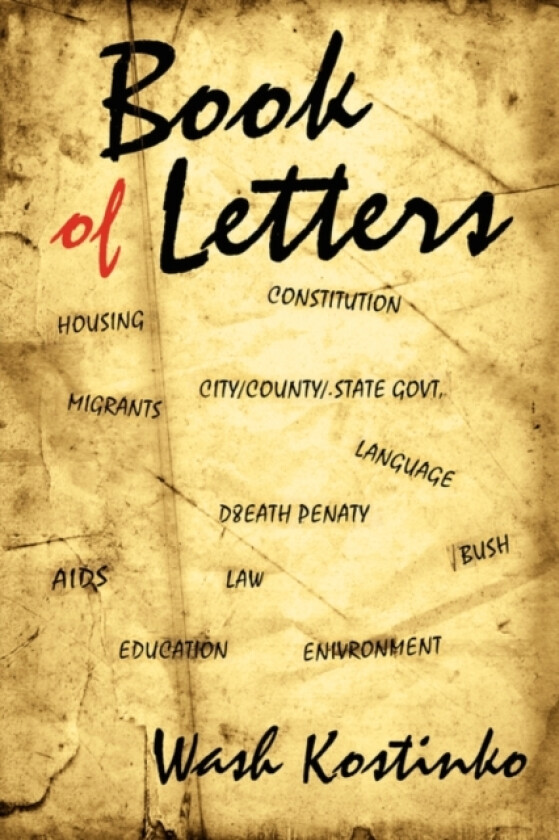 Book of Letters av Wash Kostinko (Paperback)