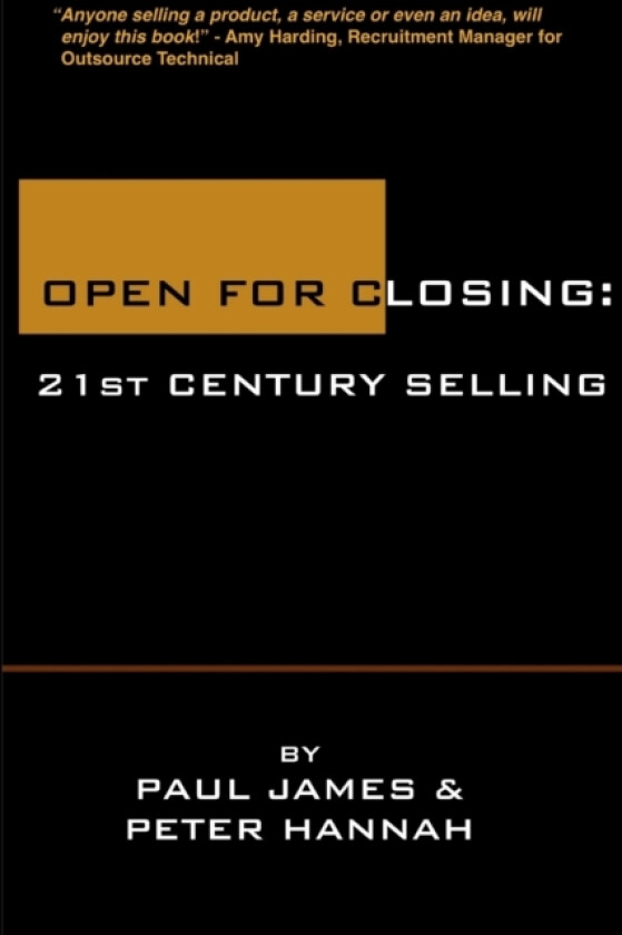 Open for Closing av Peter Hannah, Paul James (Paperback)