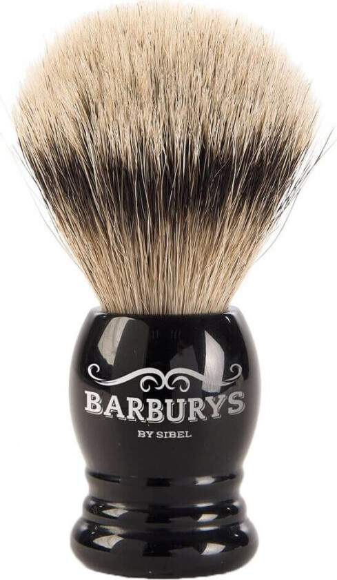 Shaving Brush - Silver Gloss