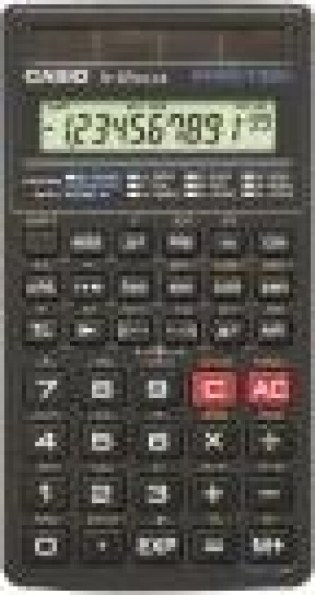 FX-82 SOLAR - Vitenskapelig kalkulator - 10 sifre + 2 eksponenter - solcellepanel