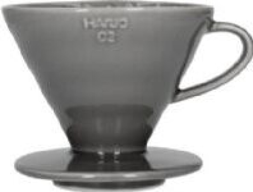 Hario V60 Dripper 02 keramisk kaffefilter, grå