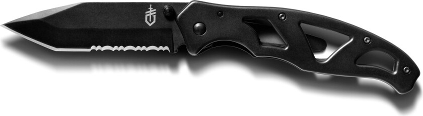 Paraframe II Tanto Folder, Serrated, GB Black OneSize, Black