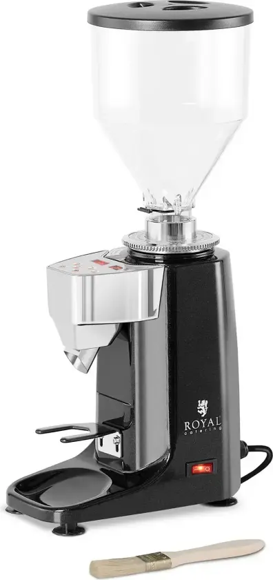 kaffekvern - 200 W- - Hliník - svart - LED