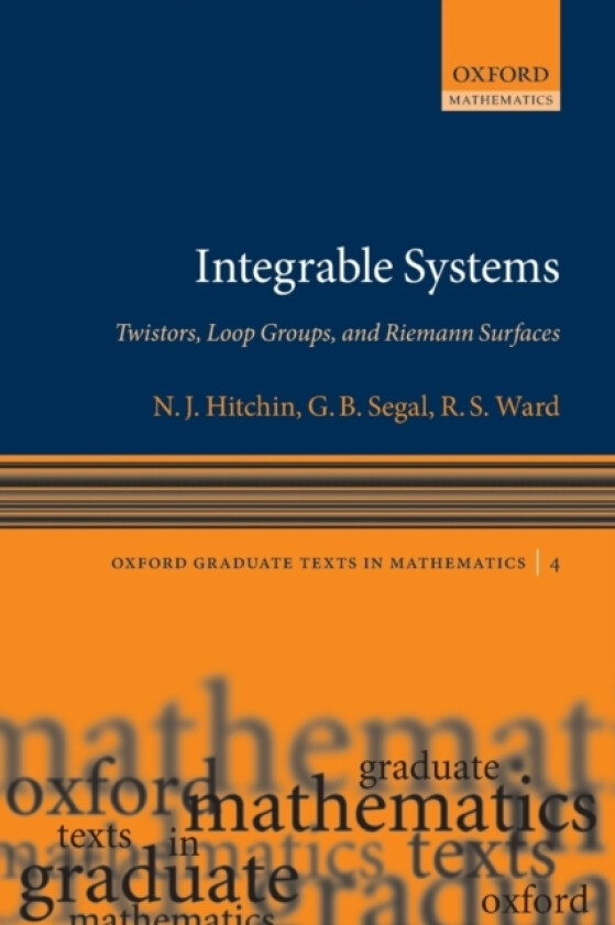 Integrable Systems av N.J. Hitchin, G.B. Segal, R.S. Ward (Paperback)
