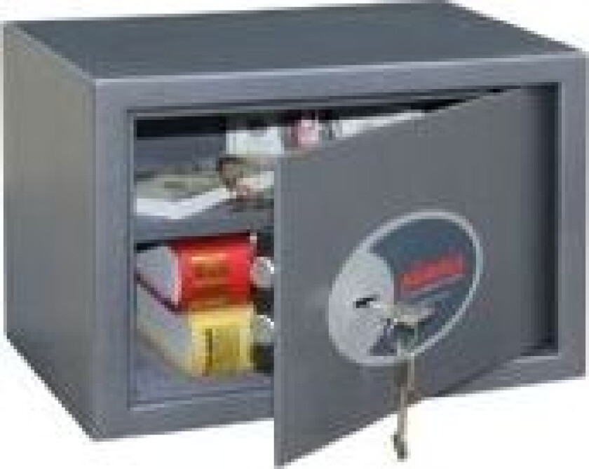 Safe Co. SS0802K, Grafitt, Nøkkel, 17 l, Stål, Gulv/vegg, 350 mm