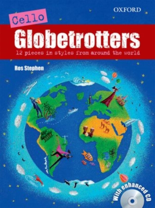 Cello Globetrotters + CD av Ros Stephen (Noter)