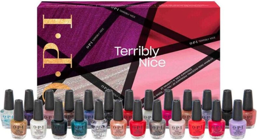 Nail Lacquer Naughty & Nice Mini 25 PC Advent Calendar